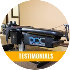 A spinal decompression table at Johnston Spinal Care